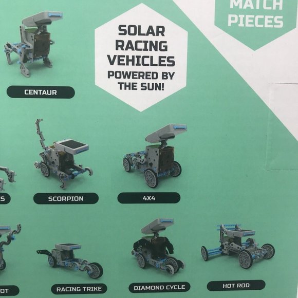 Discovery Children Mindblown STEM 12-in-1 Solar Robot Creation 197-Piece Kit - Picture 5 of 12